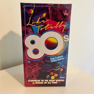 Like Totally 80's Pop Culture 1980s Trivia Card Game Factory Sealed